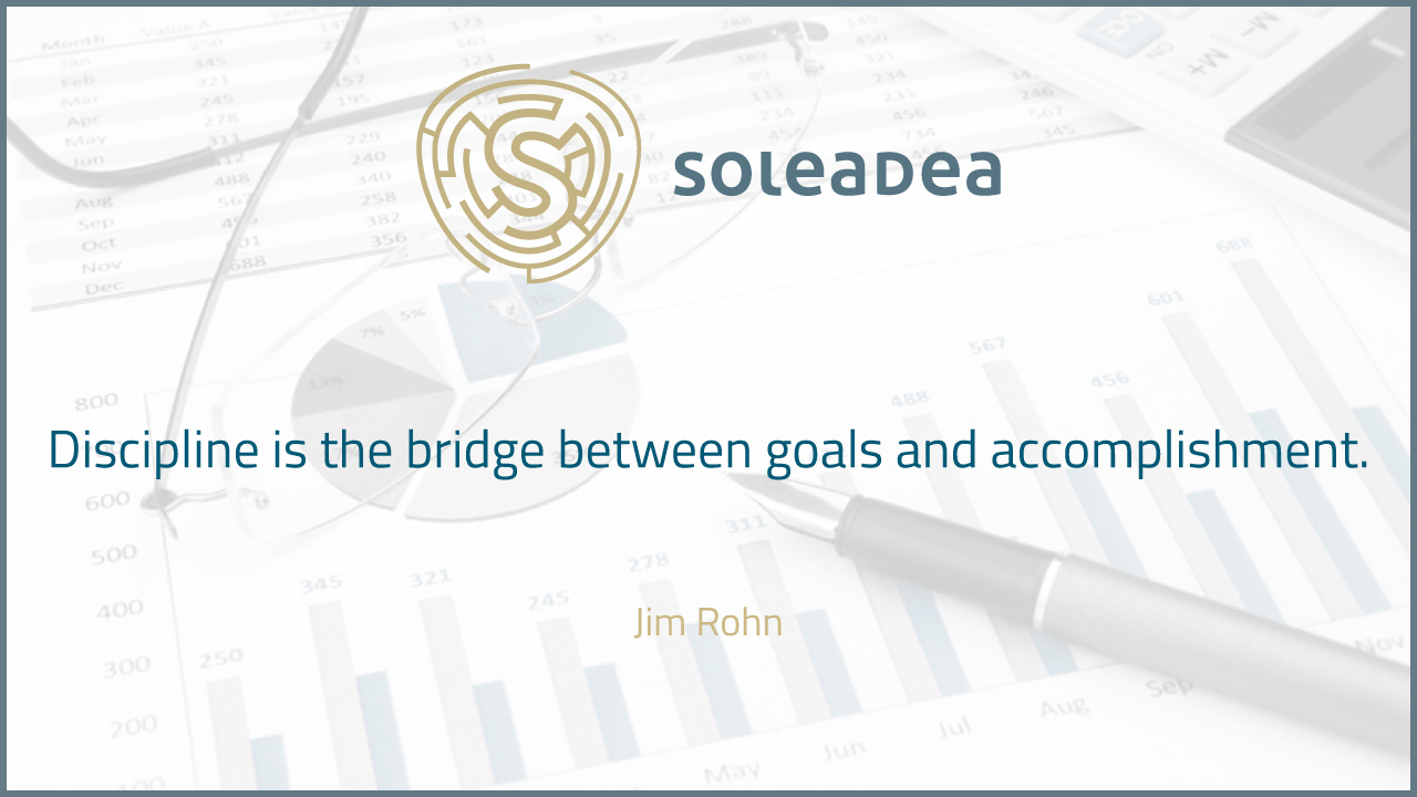Motivation Quote: Discipline is the bridge between goals and accomplishment. / Rohn