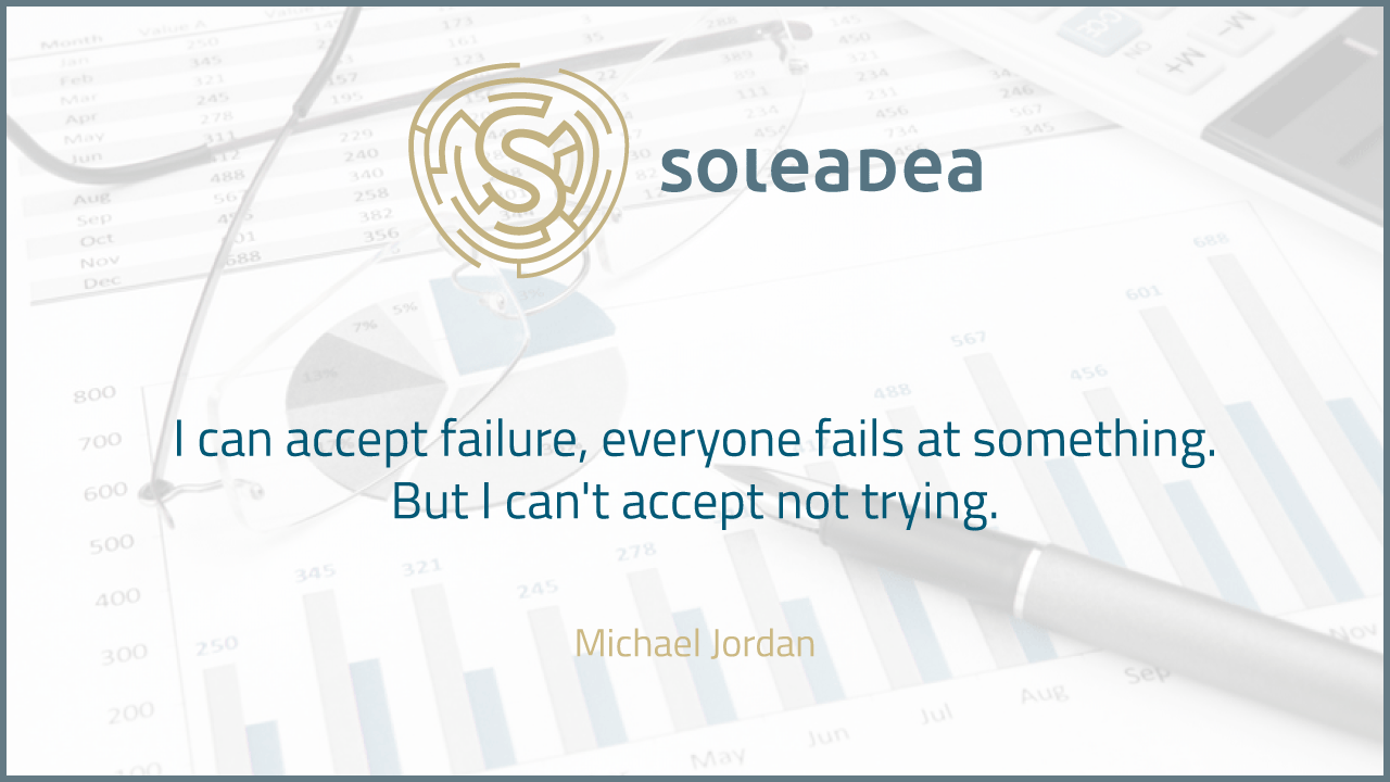 Motivation Quote: I can accept failure. But I can’t accept not trying. / Jordan