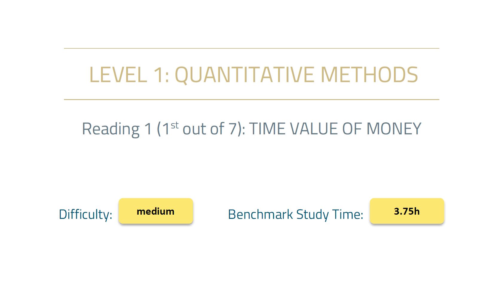 Level 1 CFA Exam Notes, Free Download
