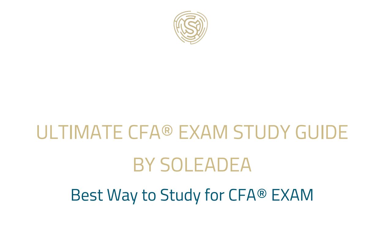 CFA Exam PDF Study Guide