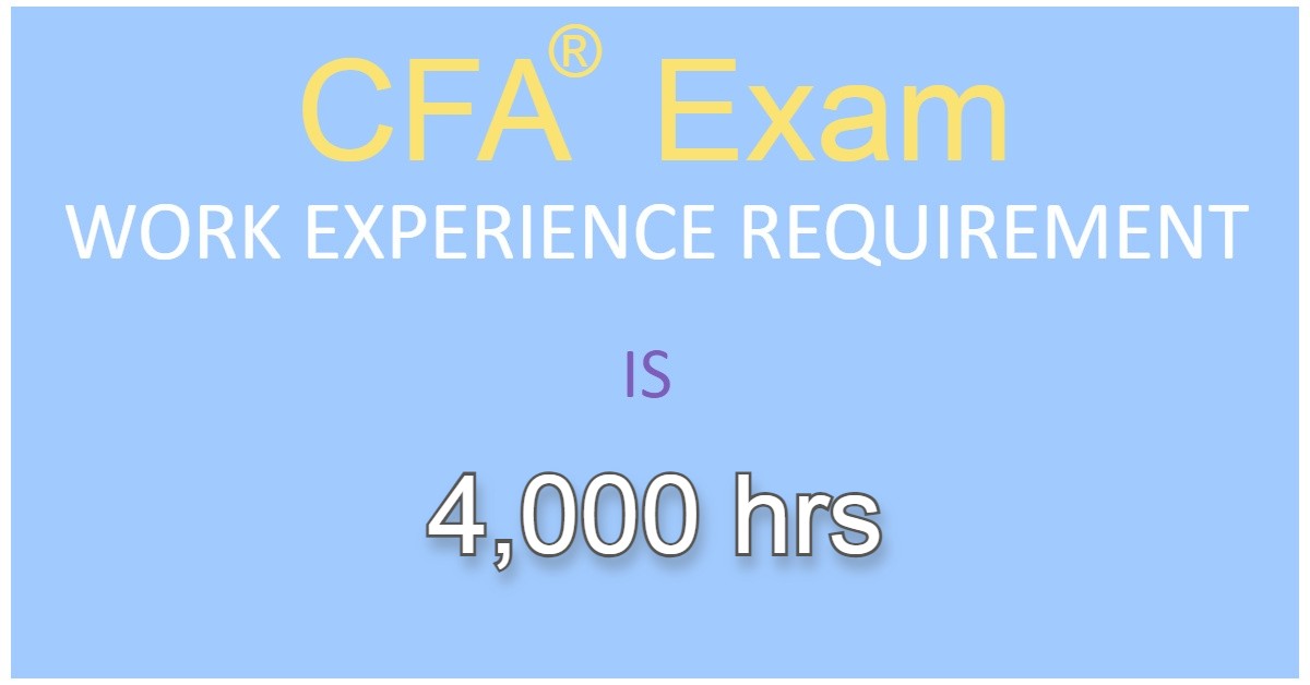 CFA Charter: Work Experience Requirements