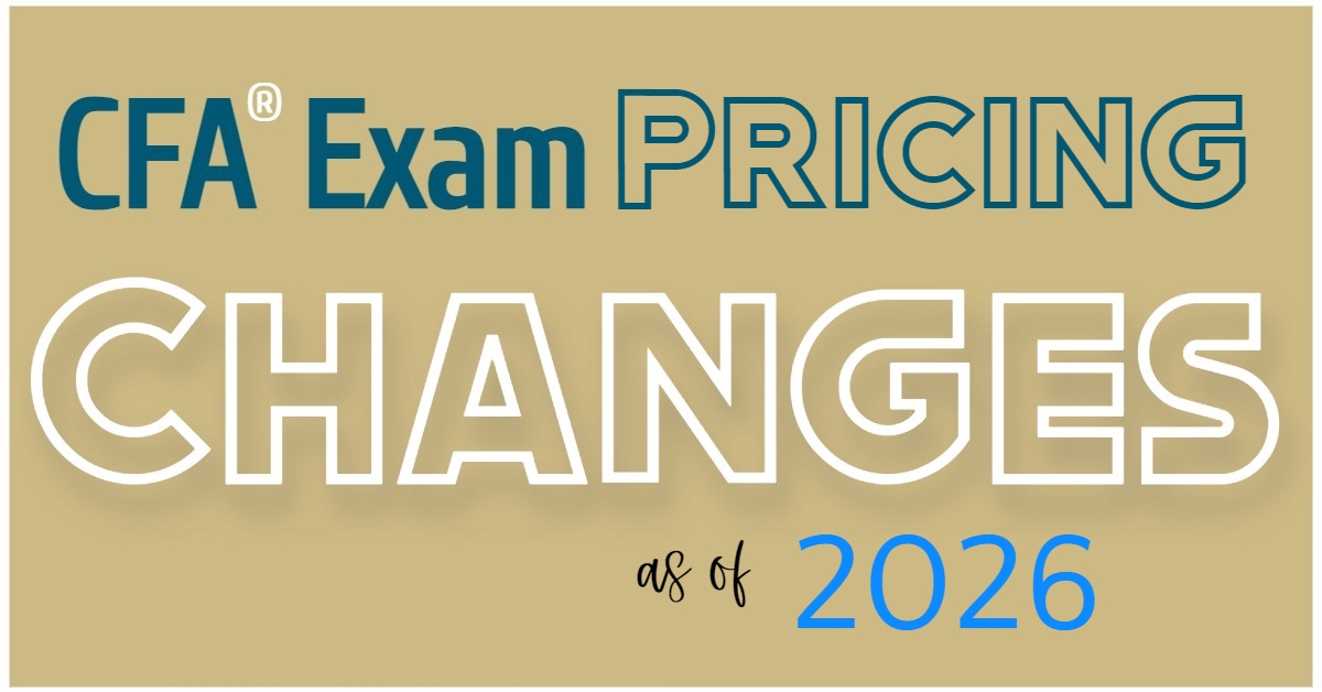 2026 CFA Program Pricing Changes