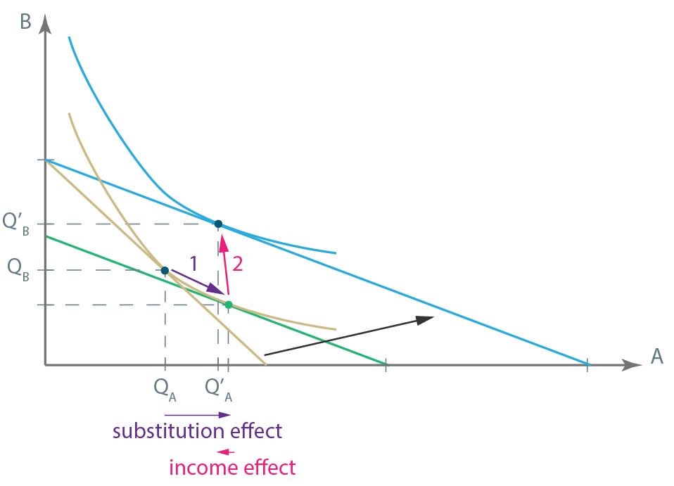 Level 1 CFA Exam: Substitution Effect vs Income Effect