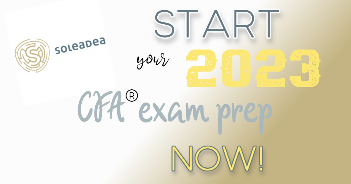 Start Level 1 CFA Exam Prep 8-months BEFORE
